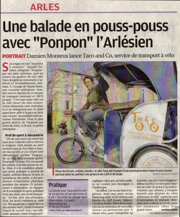 Lire la suite à propos de l’article Article dans la provence du 13 mars 2010