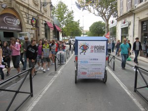 Lire la suite à propos de l’article La Safim-parc Chanot a choisit une communication originale  sur Arles pour la Foire de Marseille 2010