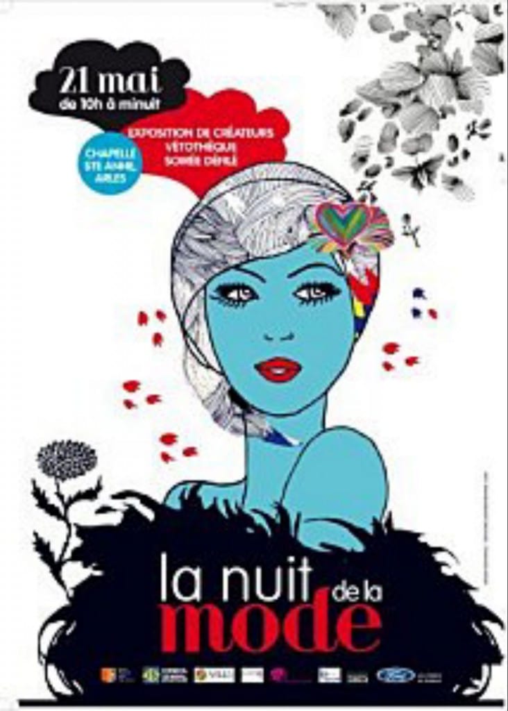 Affiche Nuit de la mode 2011 à Arles