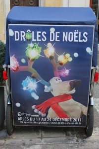 Lire la suite à propos de l’article Taco and Co participe au festival « Drôles de Noël 2011 » à Arles.