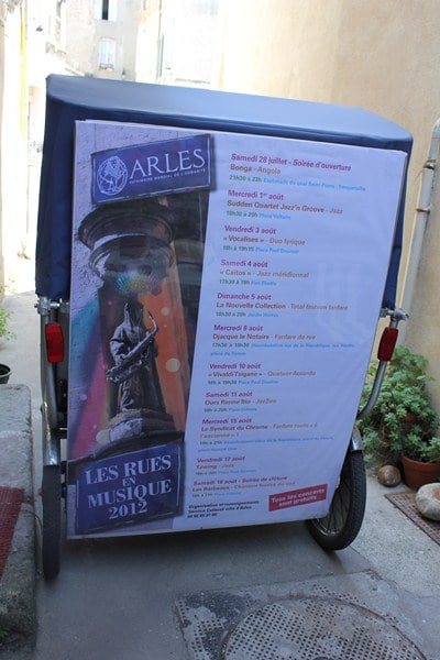 Read more about the article Les Rues en Musique d’Arles jusqu’au 18 Août 2012.