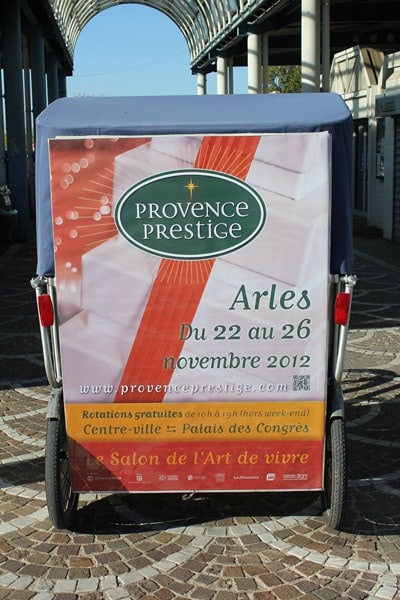 Read more about the article Provence prestige 2012: Transport gratuit en vélo taco et calèches du 22 au 26 Novembre.