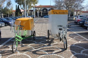 Vélo cargo pour livraison éco-logique dans Arles