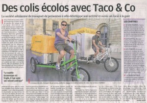 Read more about the article Parution presse: Taco and Co dans La Provence du 18 Avril 2013