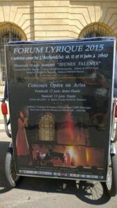 Lire la suite à propos de l’article Forum Lyrique international d’Arles du 10 au 13 juin 2015